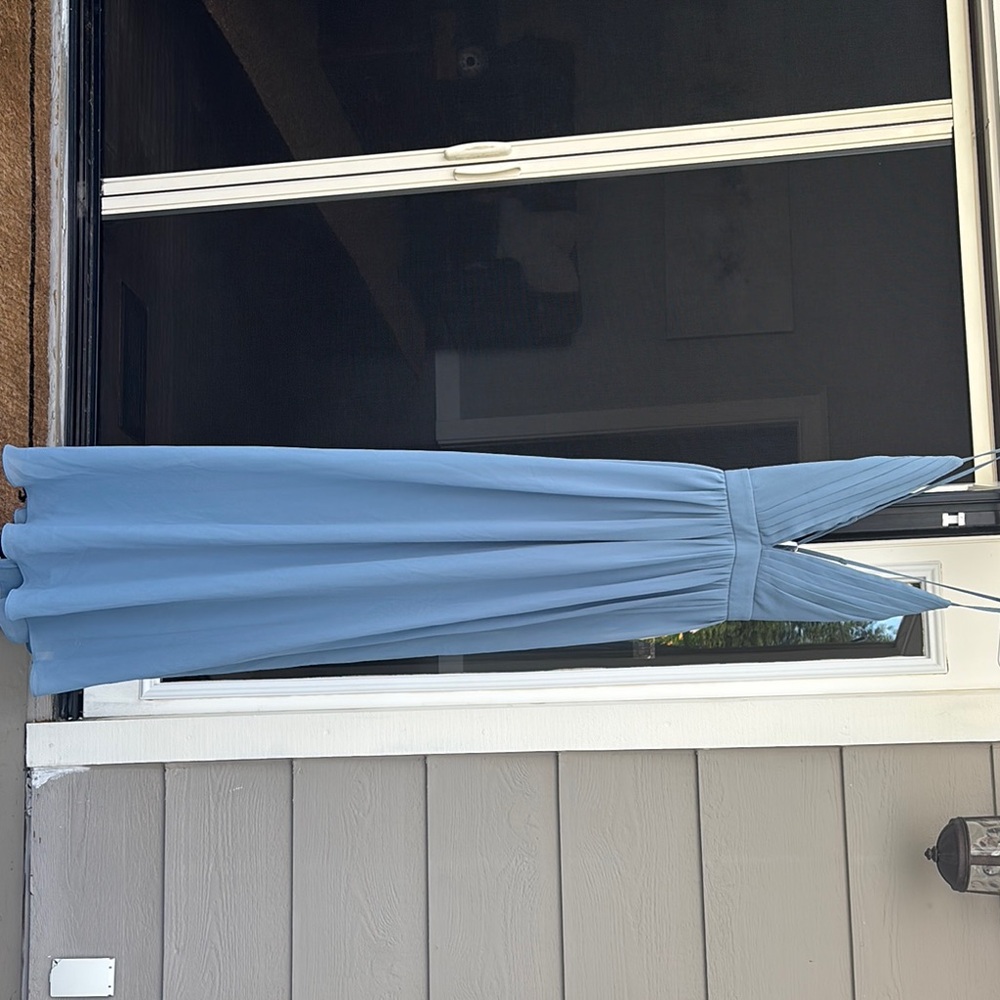 Lulu's Sky Blue Sleeveless Maxi Dress